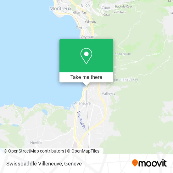 Swisspaddle Villeneuve map