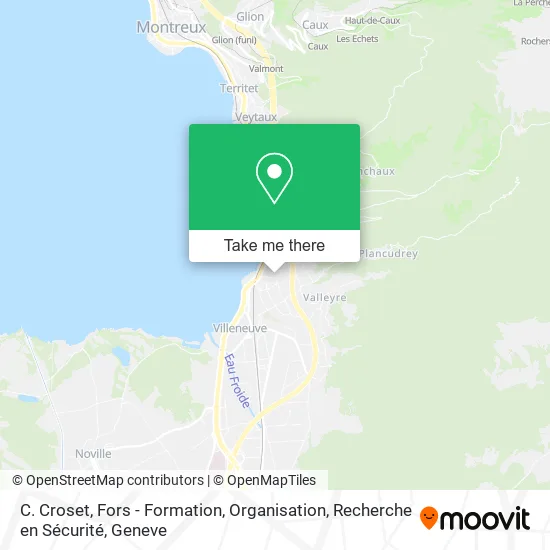 C. Croset, Fors - Formation, Organisation, Recherche en Sécurité map