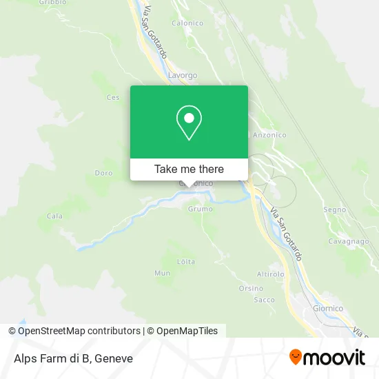 Alps Farm di B map