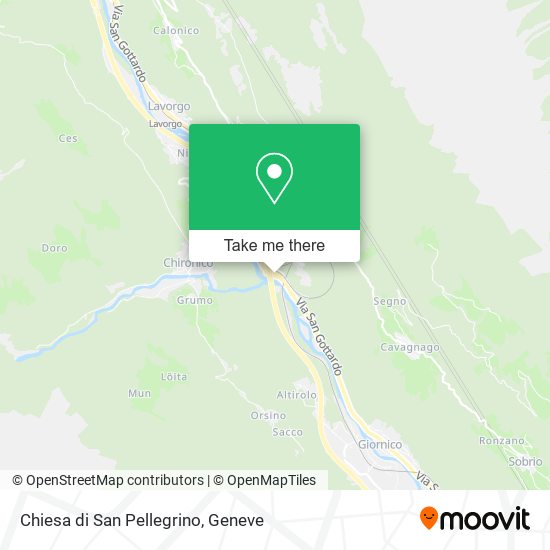Chiesa di San Pellegrino map