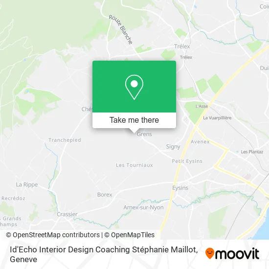 Id'Echo Interior Design Coaching Stéphanie Maillot map