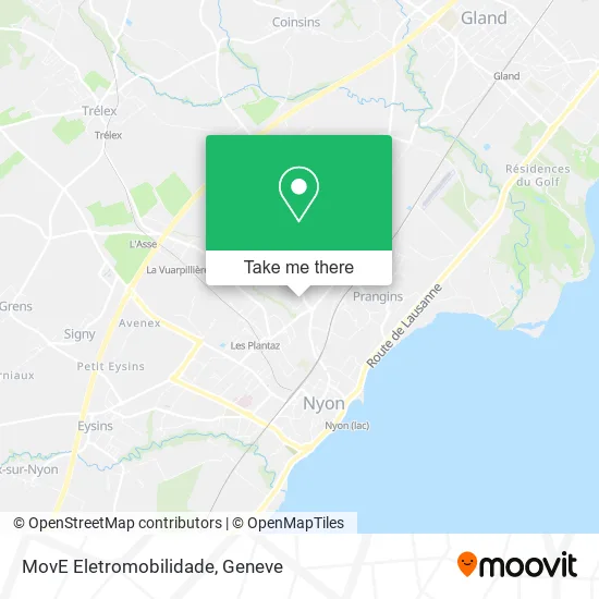 MovE Eletromobilidade map