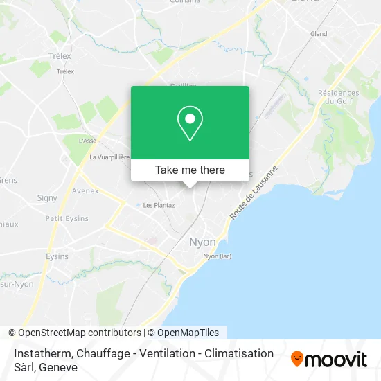 Instatherm, Chauffage - Ventilation - Climatisation Sàrl map