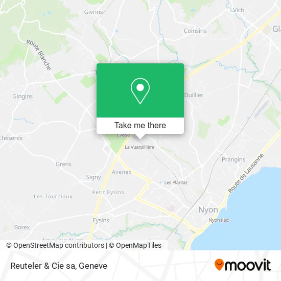 Reuteler & Cie sa map