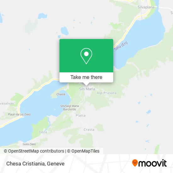 Chesa Cristiania map