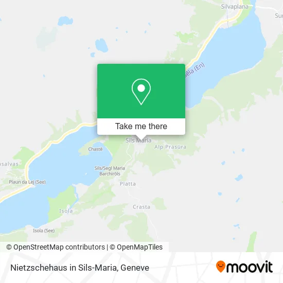 Nietzschehaus in Sils-Maria map