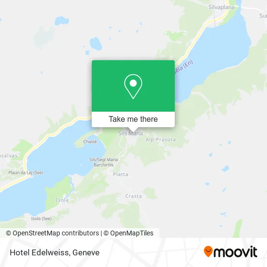 Hotel Edelweiss map