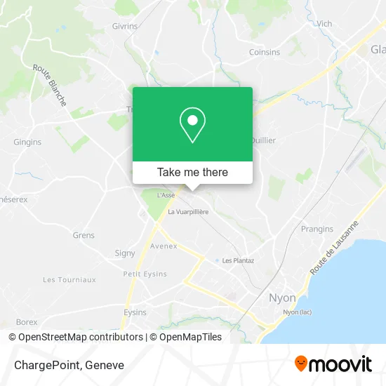 ChargePoint map