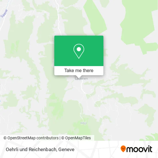 Oehrli und Reichenbach map