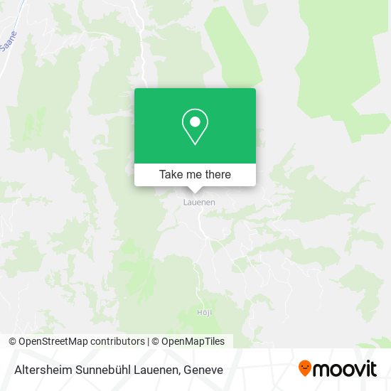 Altersheim Sunnebühl Lauenen map