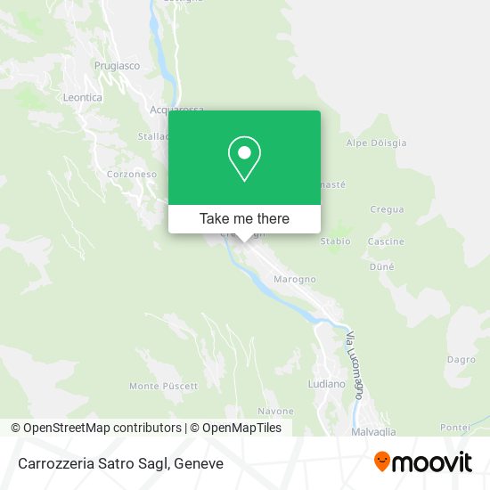Carrozzeria Satro Sagl map