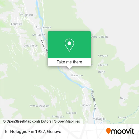 Er Noleggio - in 1987 map