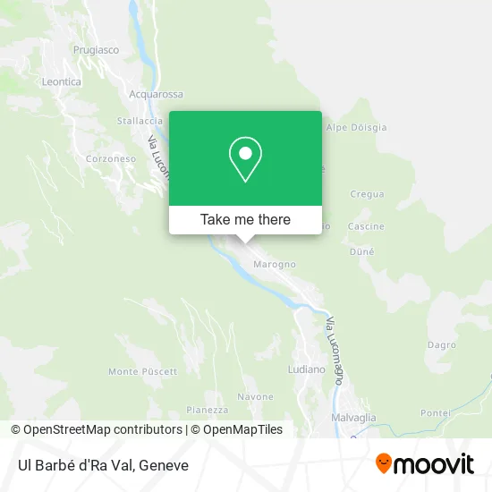 Ul Barbé d'Ra Val map