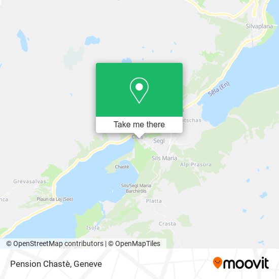 Pension Chastè map