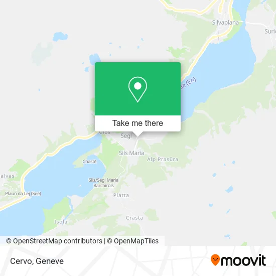 Cervo map