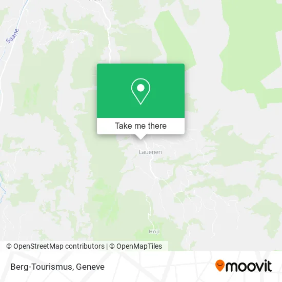 Berg-Tourismus map