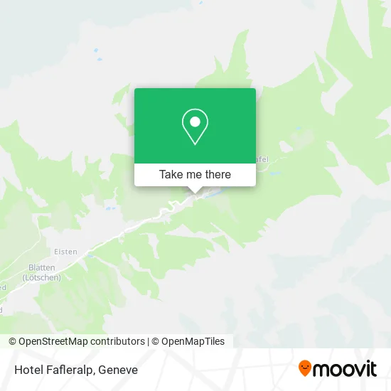 Hotel Fafleralp map