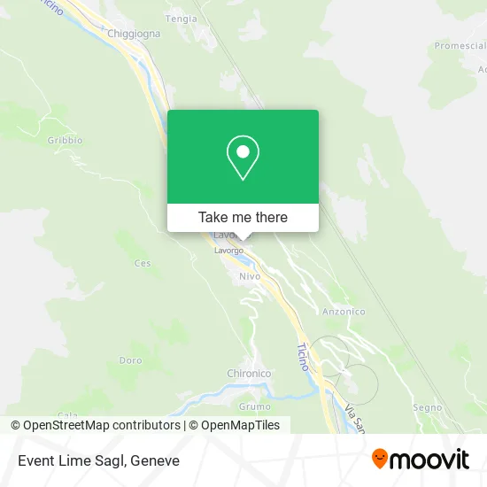 Event Lime Sagl map