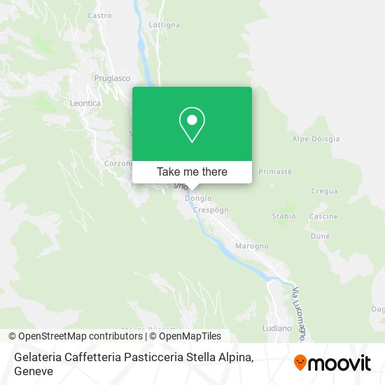 Gelateria Caffetteria Pasticceria Stella Alpina map