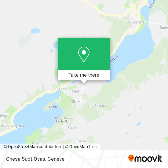 Chesa Suot Ovas map