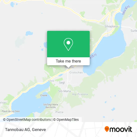 Tannobau AG map