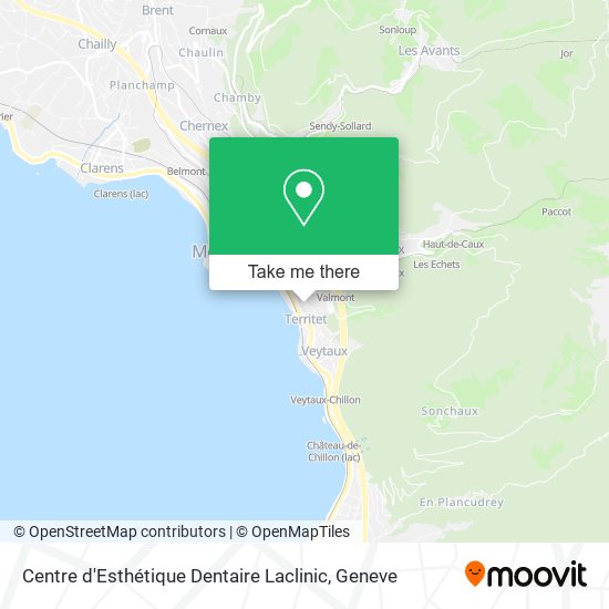 Centre d'Esthétique Dentaire Laclinic map