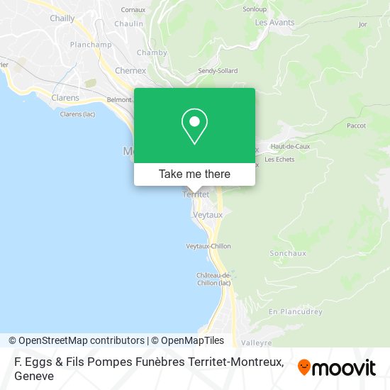 F. Eggs & Fils Pompes Funèbres Territet-Montreux map