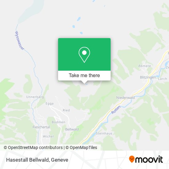 Hasestall Bellwald map