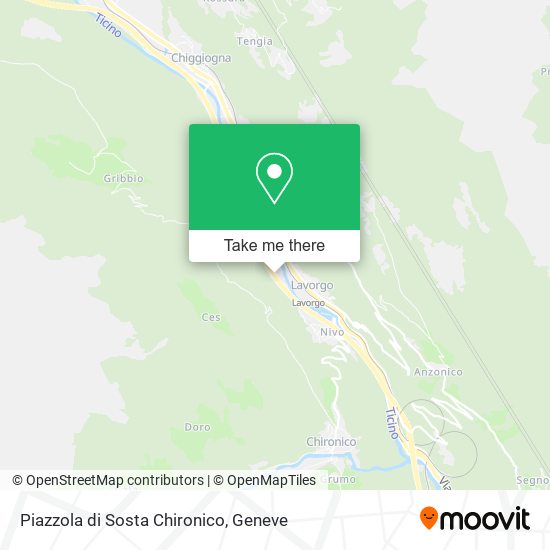 Piazzola di Sosta Chironico map