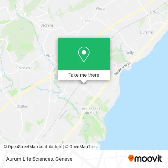 Aurum Life Sciences map