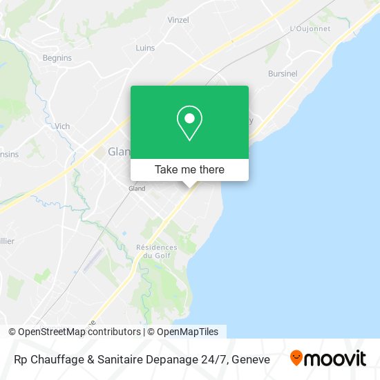 Rp Chauffage & Sanitaire Depanage 24 / 7 map