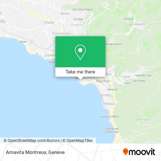 Amavita Montreux map