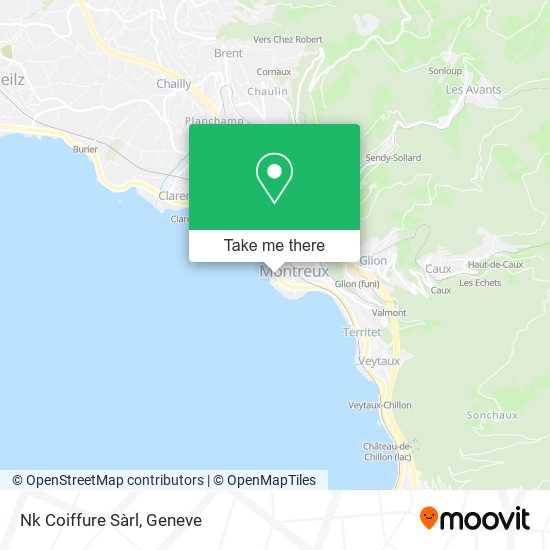 Nk Coiffure Sàrl map