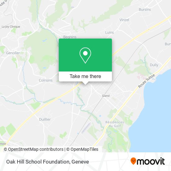 Oak Hill School Foundation Karte
