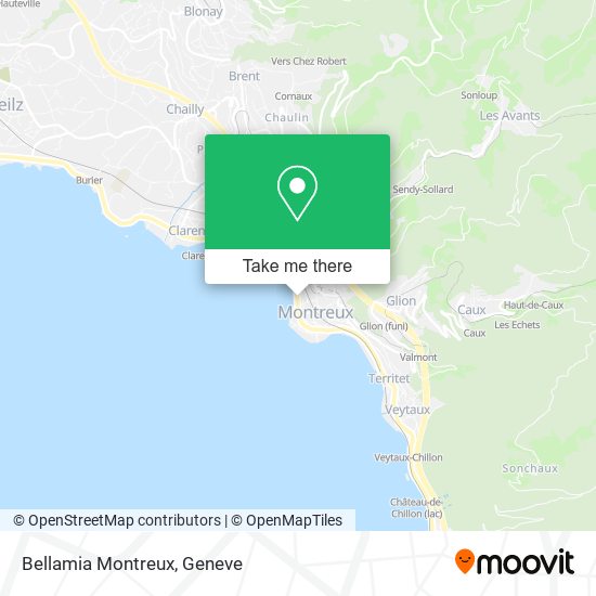 Bellamia Montreux map