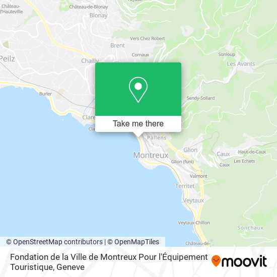 Fondation de la Ville de Montreux Pour l'Équipement Touristique map