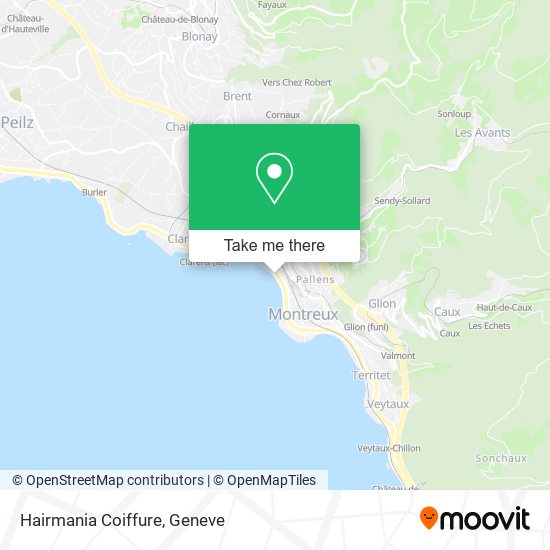 Hairmania Coiffure map