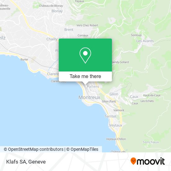Klafs SA map