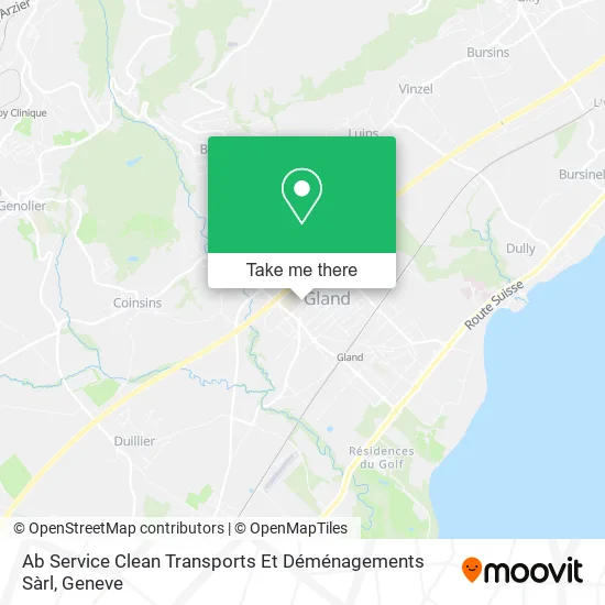 Ab Service Clean Transports Et Déménagements Sàrl map