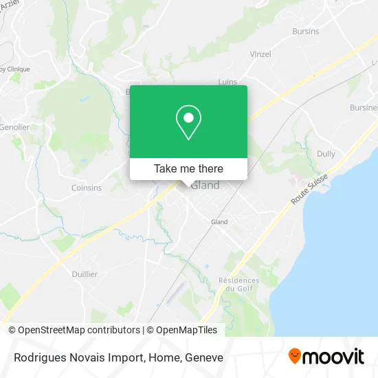 Rodrigues Novais Import, Home map