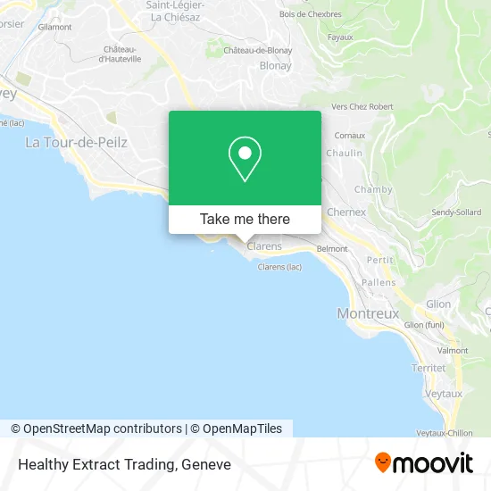 Healthy Extract Trading map