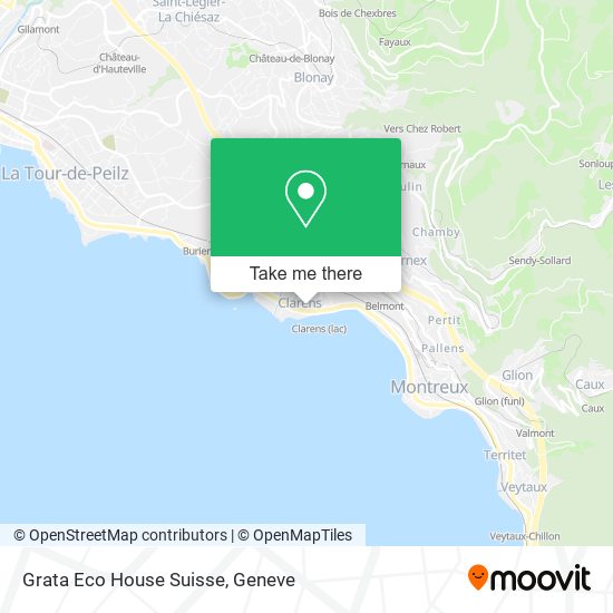 Grata Eco House Suisse map