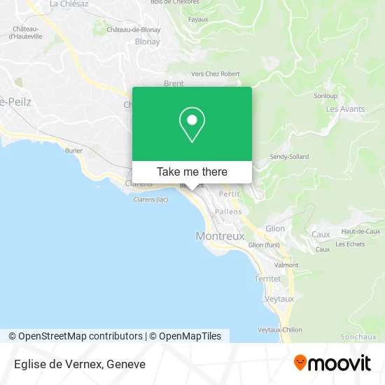 Eglise de Vernex map