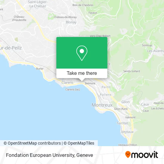 Fondation European University map