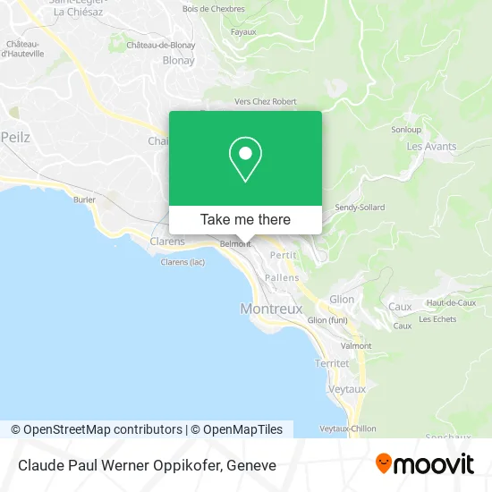 Claude Paul Werner Oppikofer map