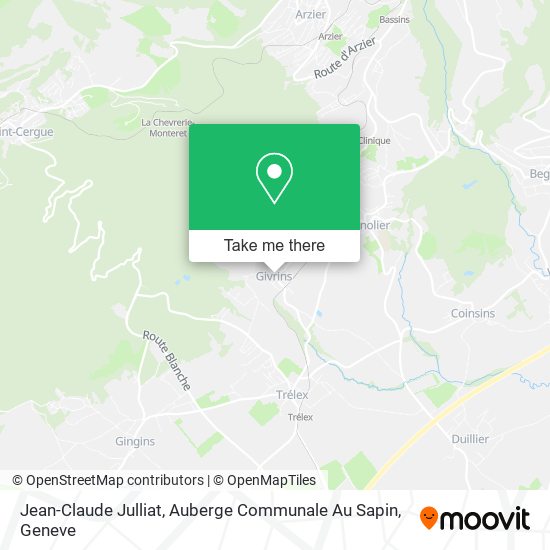 Jean-Claude Julliat, Auberge Communale Au Sapin map