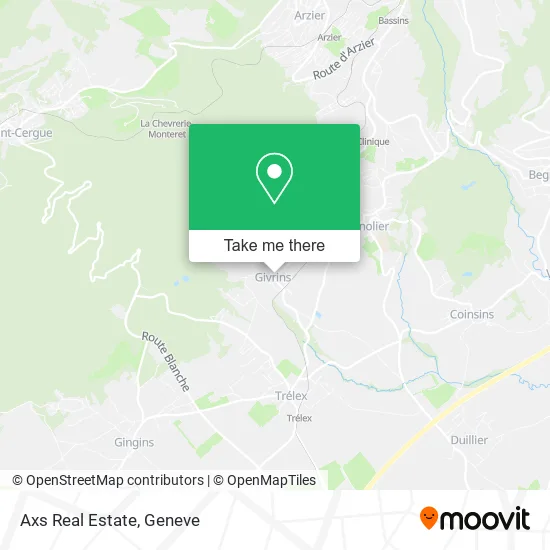 Axs Real Estate map