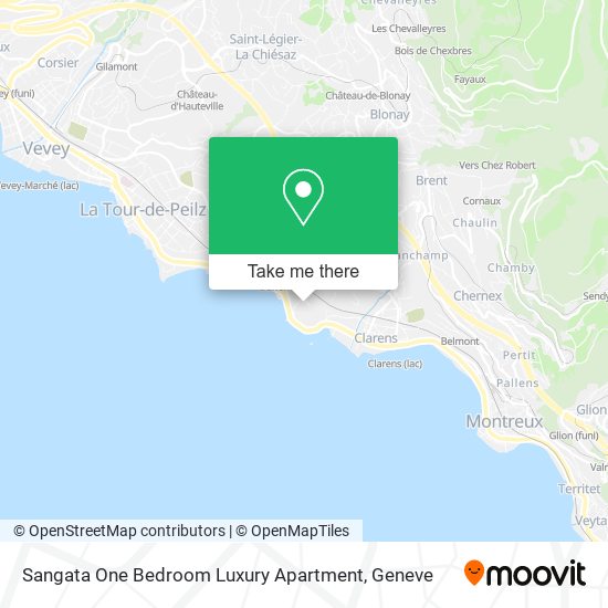 Sangata One Bedroom Luxury Apartment map