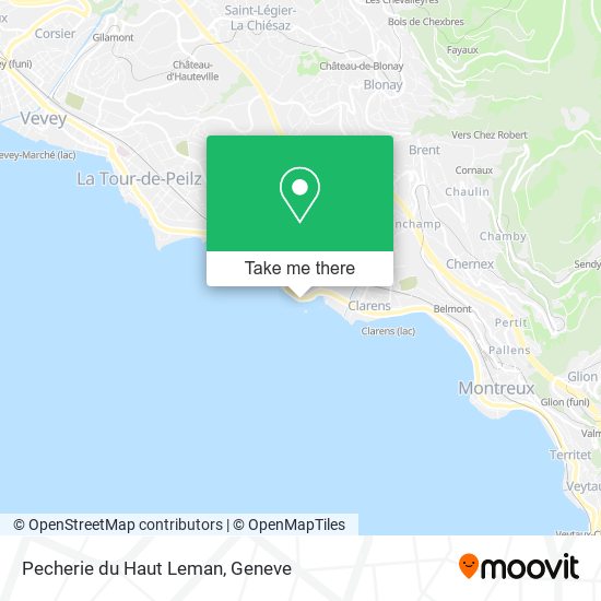 Pecherie du Haut Leman map