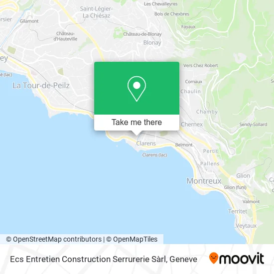 Ecs Entretien Construction Serrurerie Sàrl map
